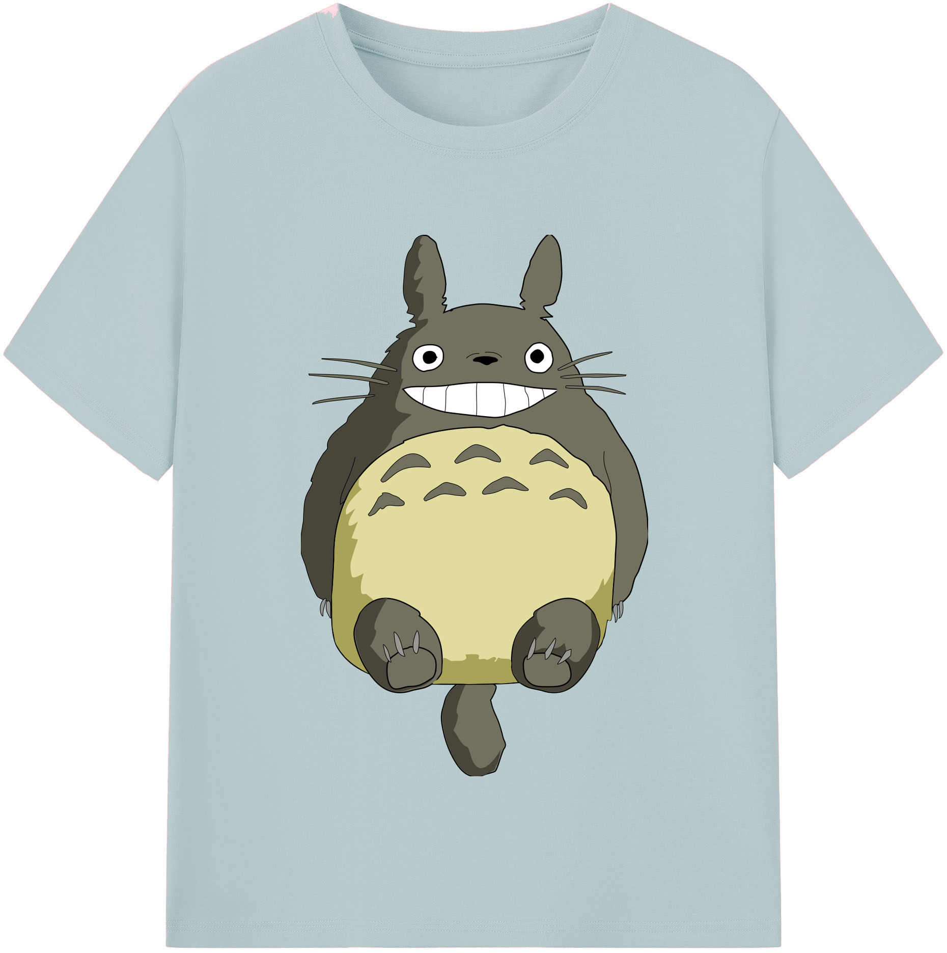 （画像用） となりのトトロ 草壁メイ 草壁サツキ My Neighbor Totoro Satsuki Kusakabe Mei Kusakabe 綿100％半袖Tシャツ（フロントプリント）
